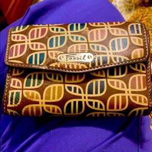 Used Fossil Trifold Women’s Wallet